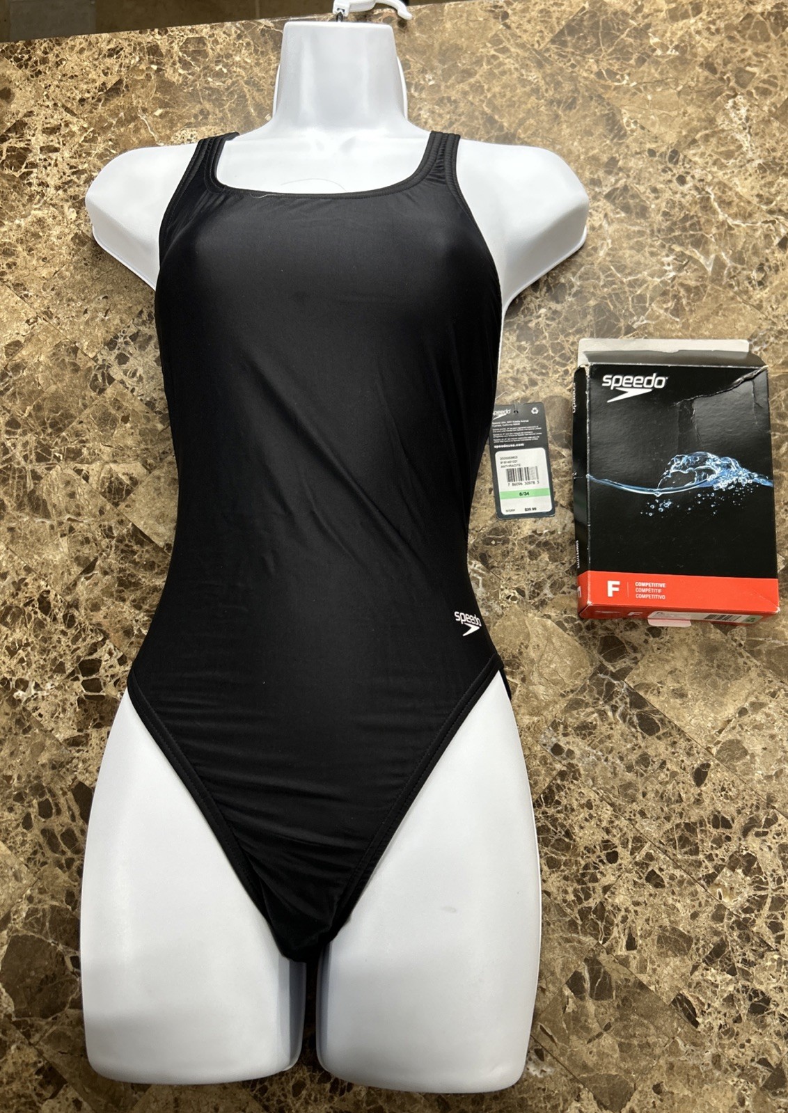 Speedo Competitive F Pro LT&nbsp; Black 8/34 Anthracite Swim Suit