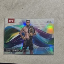2025 Topps Chrome UFC Helix Islam Makhachev #HEL-24 Insert Card