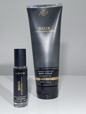 Bath  Body Works Noir Body Cream 8 oz  Cologne 0.5 oz Set