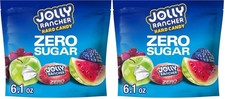 JOLLY RANCHER Zero Sugar Assorted Fruit Flavored Hard Candy Bag, 6.1 oz,2pk