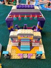 Lego Friends, 41105, Rock Stage, added 41004 and 41196, rehearsal stage and bus