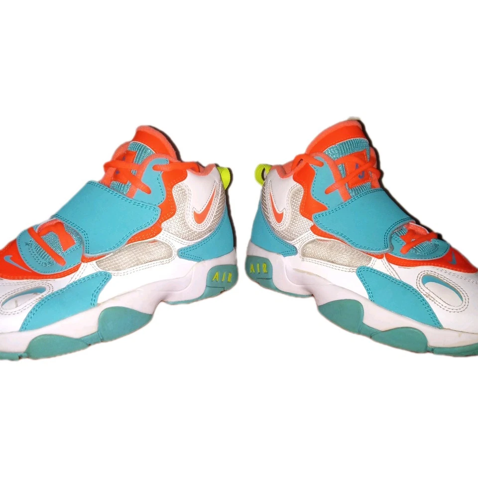 Size 7y Air Max Pro Boys Youth Basketball Shoes Blue White - Image 3 of 4