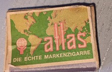stare pudełko zapałek "atlas prawdziwe markowe cygara"