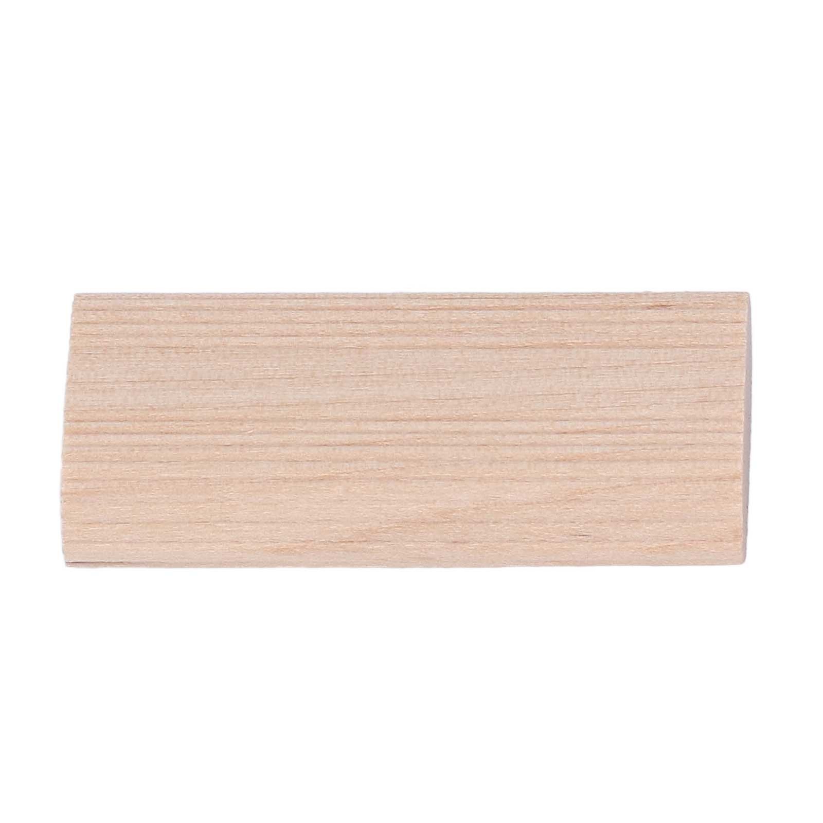 6x20x40MM 50PCS Wood Dowel Stopper Beech Insertion Dowel Block For Woodworking