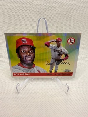 Topps Platinum Bob Gibson Refractor #408 Cardinals