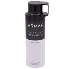 Armaf Odyssey Homme White Edition Perfumed Body Spray Men 6.8 fl oz 200 ml