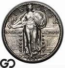 1927 Standing Liberty Quarter, Lustrous Brilliant Uncirculated++, Strong Head