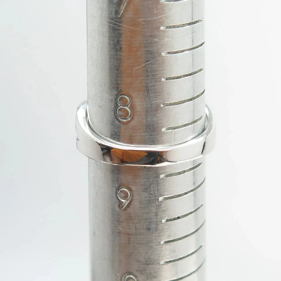 2ct Round Cut Simulated Black Onyx Black Heart Band Ring 14k White Gold Plated - Image 4 of 4