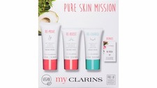 my CLARINS Pure Skin Mission Skincare Set 3 Piece Set Plus Bonus