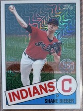 Topps 2020 Topps Chrome Shane Bieber #OC51 Refractor Insert Cleveland Indians