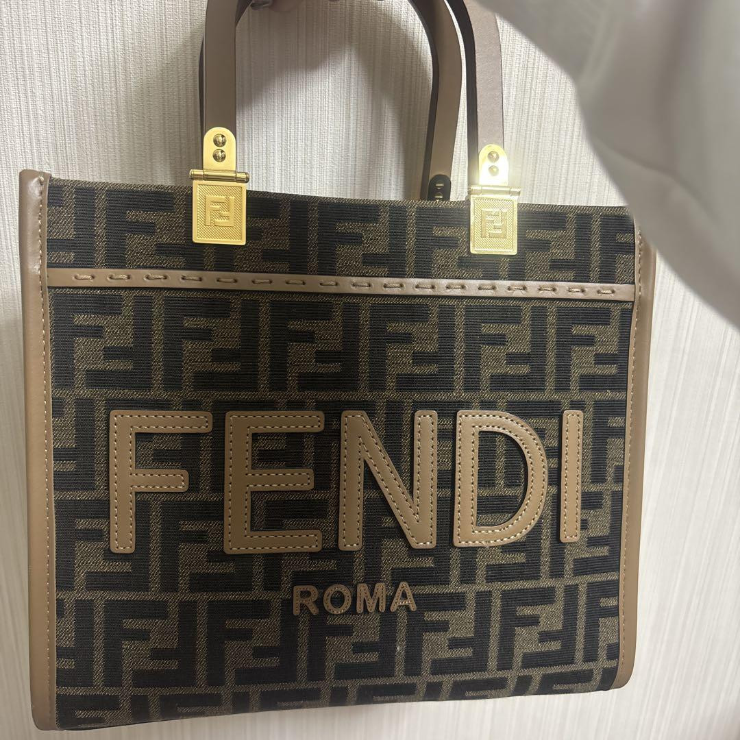Brown/Beige FENDI ROMA Handbag | eBay