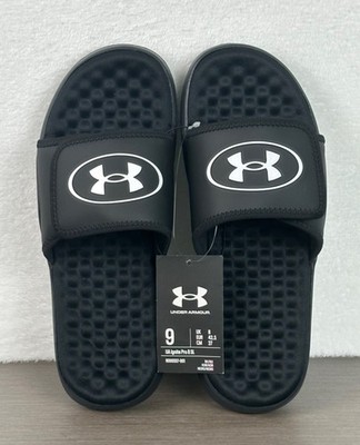 Under Armour Men's Black / White Ignite Pro 8 Slide Size 9 New With Tag