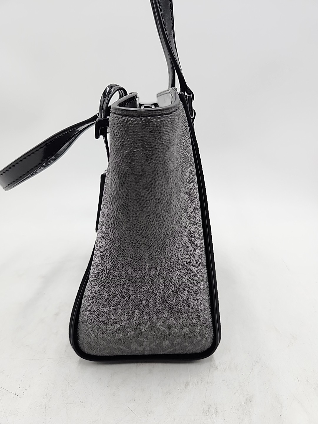 NEW Michael Kors Taryn Convertible Leather Crossbody Tote Bag - Black thumbnail 4