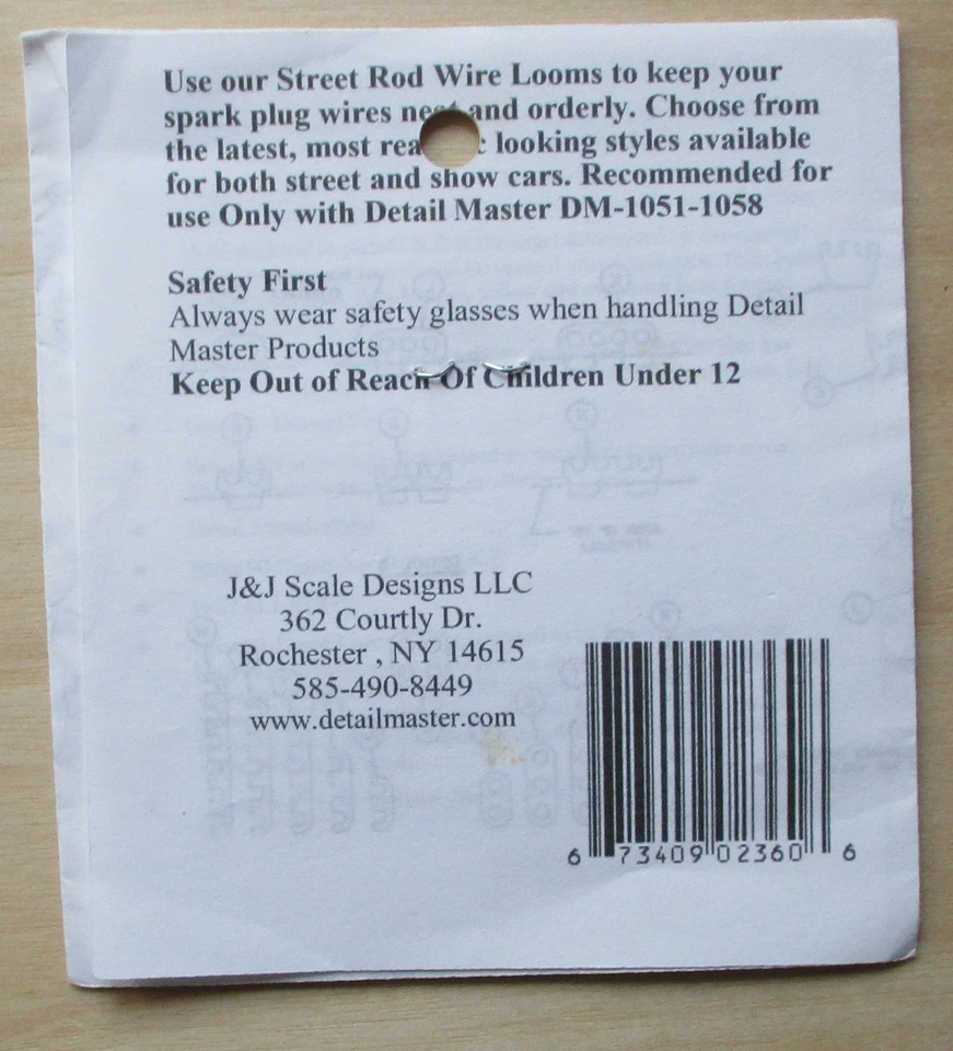 Telares de alambre #1 1:24 1:25 DETALLE ACCESORIO MODELO COCHE MAESTRO 2360 Foto 2 de 2