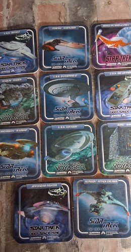 Newfield Publications Star Trek 12 Cardboard Coaster Set U.S.S. Enterprise-D