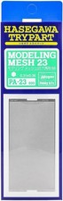 Hasegawa Photo Etch Modeling Mesh 23 forma esagonale misura media per condotto grigio 