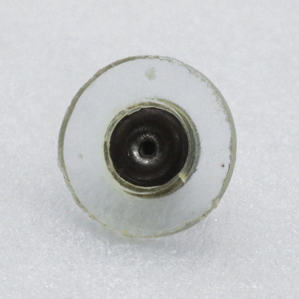 CHANEL Clover Earrings with Rhinestones Silver Women's Excellent thumbnail 6