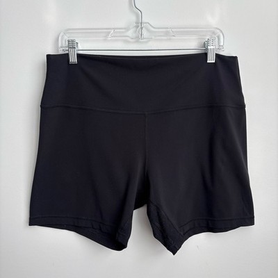 Lululemon Nulu Align High Rise Athletic Biker Shorts 6'' in Black