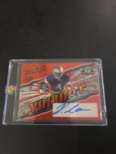 Marketplace image: 2025 Leaf Valiant Valiant Spirit Red Gold Superfractor Jeremiyah Love 1/1 Auto