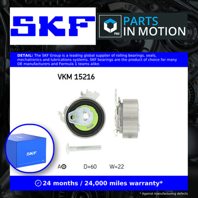 Timing Belt Tensioner fits CHEVROLET LACETTI J200 1.8 2006 on F18D3(LDA) SKF New