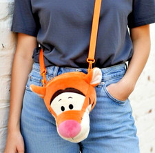 Disney Tigger Plush Crossbody Bag Women OS Orange NWT Winnie The Pooh Figural