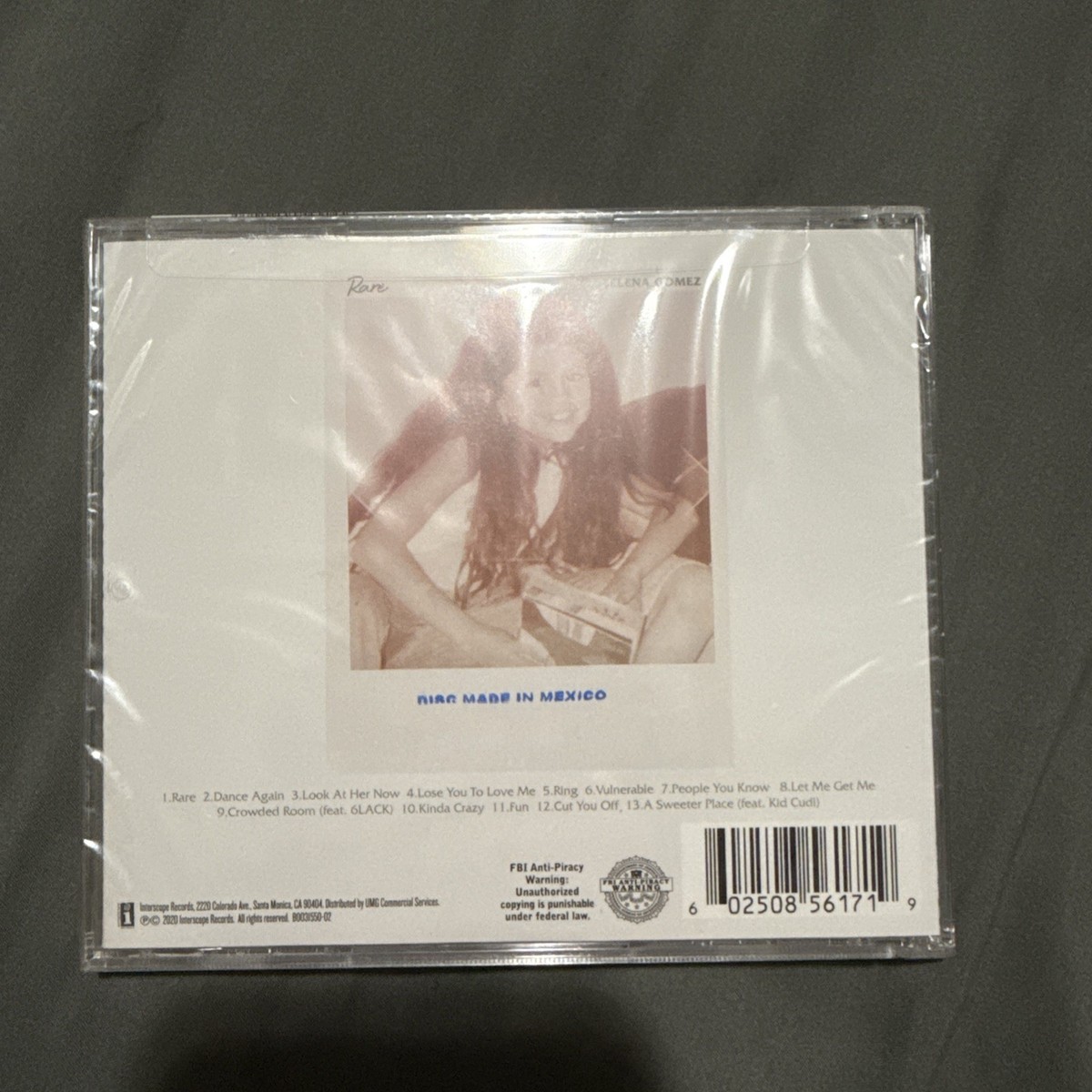 Selena Gomez Rare Autographed Signed CD Cover + Unopened Rare CD