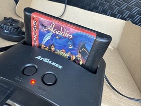 Sega Genesis AtGames Mini Console Black FB8280C Classic Game Console Bundle