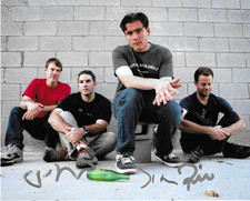 * JIMMY EAT WORLD * signed 8x10 photo * BLEED AMERICAN * COA *