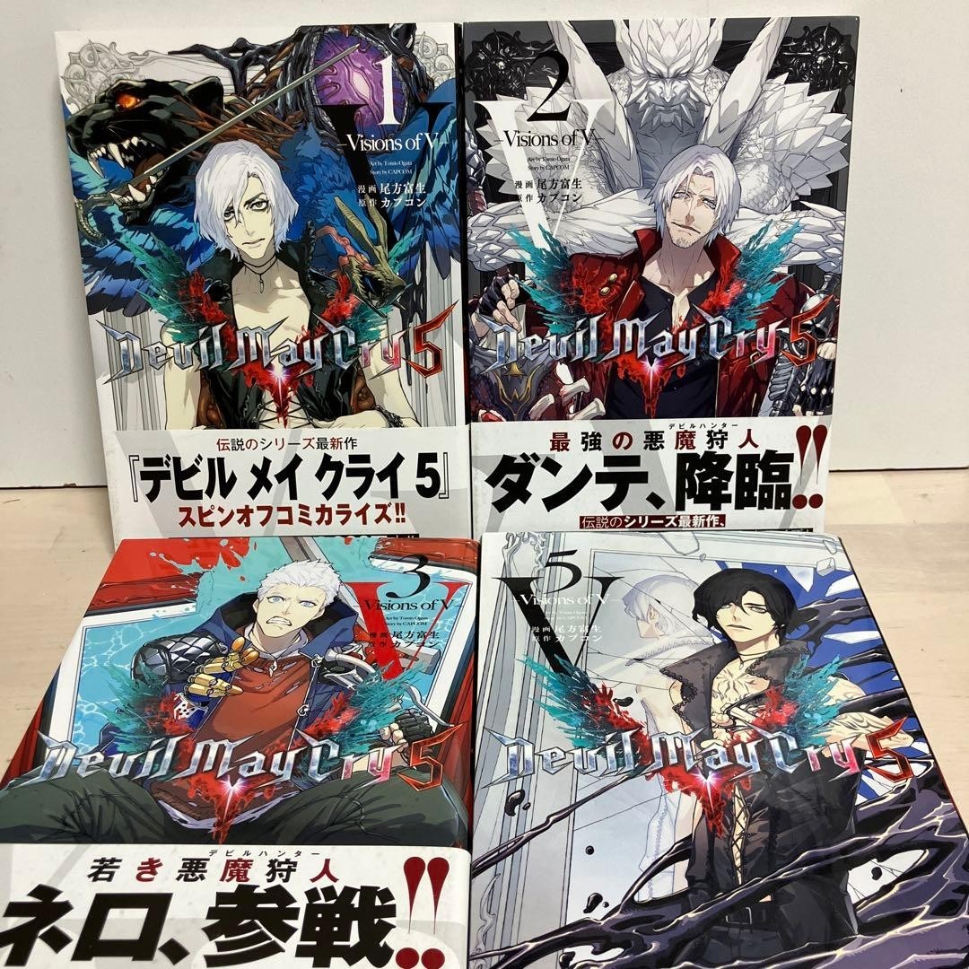 Devil May Cry 5 Visions of V アニメイト特典 小冊子 Devil May Cry 5 Visions of V Manga Semi Complete Set Vol 1 2 3 5