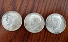 1964 Lot Of 3 Kennedy Half Dollars  90% Silver, 1.8 troy oz.