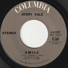 Jerry Vale - All I Ever Wanted / Smile, 7", (Vinyl)