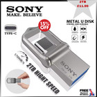 USB 3.0 OTG Flash Drive Type-C Metal High-Speed Pendrive 512GB Phone & PC Tablet