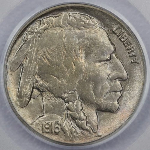 1916-D 5c Buffalo Nickel - PCGS MS 64 CAC