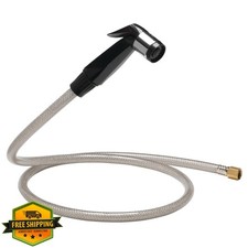 Plumb Craft Black Kitchen Sink Sprayer w/Hose, Thumb Trigger Replacement