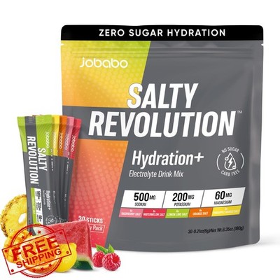 Jobabo Salty Revolution Electrolytes 30 Servings