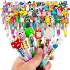 Multicolor Pen in One - Cute Pens for Kids - 60-Pack Multicolor Pens, Perfect fo