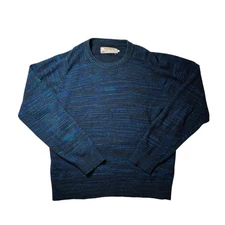 Anonymous Ism Blue Boucle Jumper Made In Japan Size Large