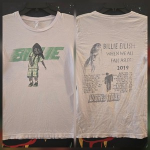 Billie Eilish 2019 Tour Shirt for sale | eBay