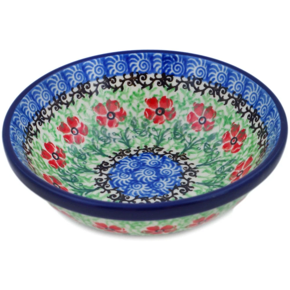 Polish Pottery Bowl 5" Ceramika Artystyczna Maraschino - Thumbnail 4