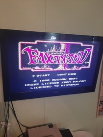 FAXANADU for Nintendo NES - LOVELY label, tested & works!