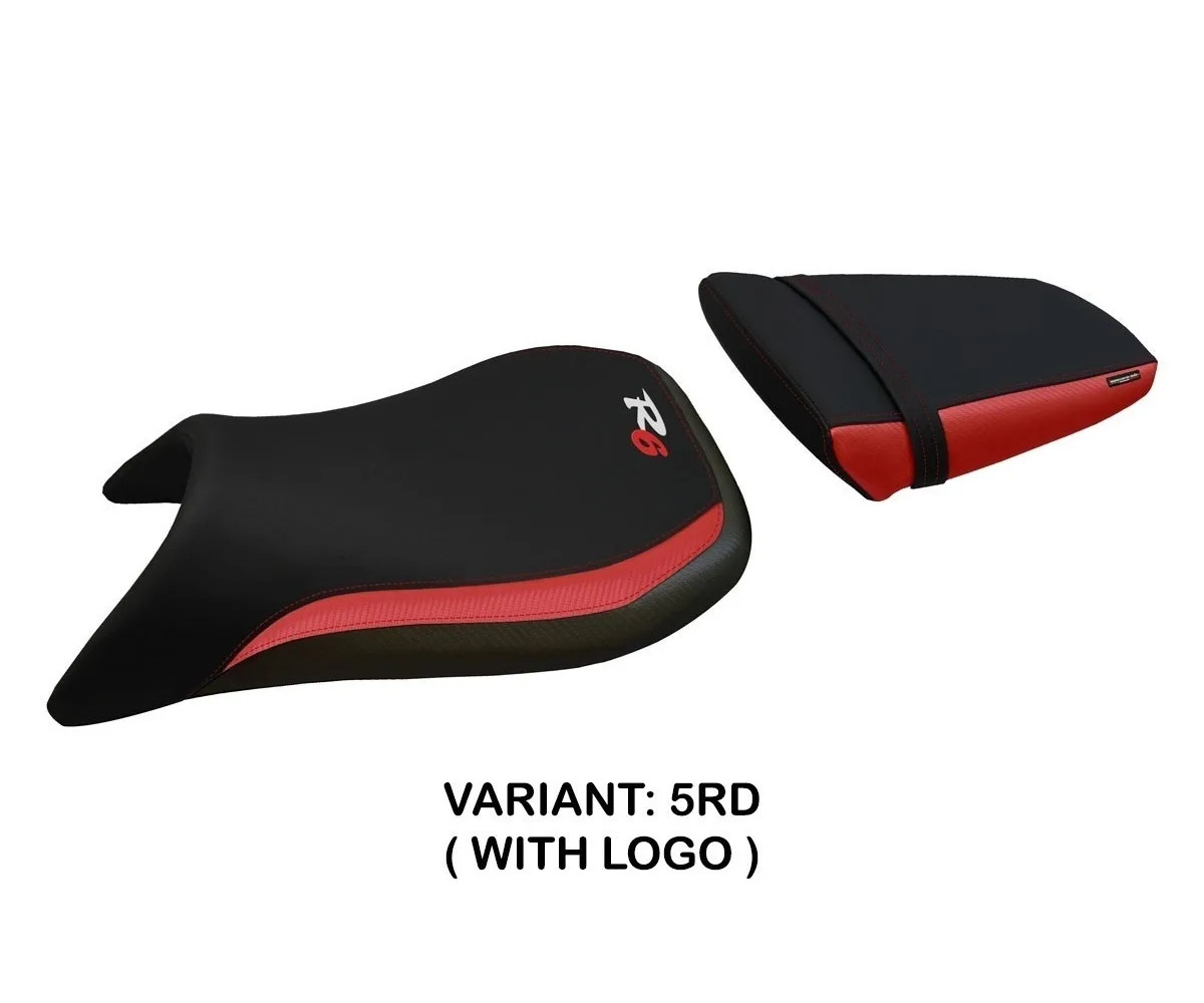 Seat saddle cover Blackburn Red (RD) TPZ Italia for YAMAHA R6 2003 > 2005 1Gu