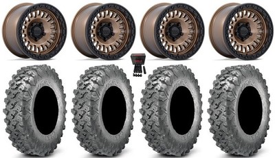 KMC Aztec Bdlk 15'' Wheels Br +0mm 32'' Lynx SXS Tires CFMoto ZForce Z10 / Z10-4