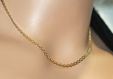 14K Yellow Gold Bismark Chain 16 inch