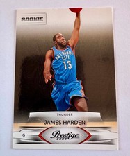 James Harden 2009-10 Panini Prestige Rookie Card. rookie card picture