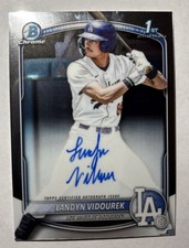 2025 Bowman Draft Chrome Landyn Vidourek Base 1st Bowman Auto LAD