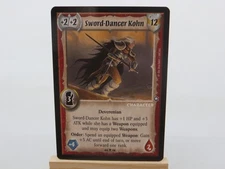 WARLORD Saga of the Storm CCG Character Card SWORD DANCER KOHN 04/78