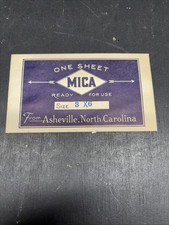 11 Sheets of Mica isinglass Stove Windows 3x6