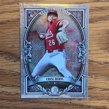 2026 Bowman Chrome Chase Burns Sterling #BST-10 Mojo Refractor Rookie Reds