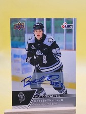 2022-23 Upper Deck CHL Auto Isaac Belliveau #81 Autograph Buffalo Sabers