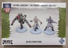 DUST TACTICS - "Action Jackson" - Allies Hero Pack - DT029 - New/Sealed -RARE!